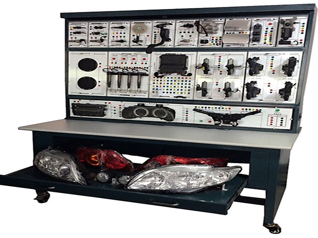 BR-606卡羅拉全身電氣積木教學(xué)臺架
